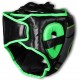 Шлем боксерский закрытый RSC PU 3693 Черно-зеленый